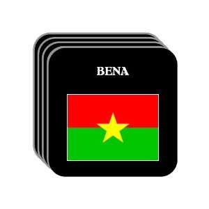  Burkina Faso   BENA Set of 4 Mini Mousepad Coasters 