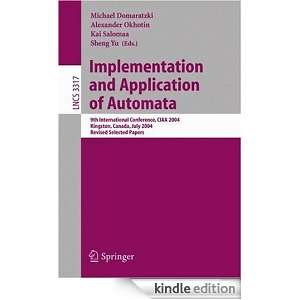 Implementation and Application of Automata 9th International 