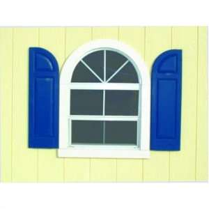  Large Round Top Window Shutters