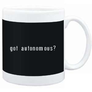  Mug Black  Got autonomous?  Adjetives