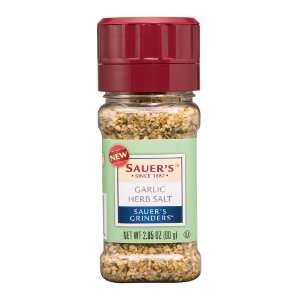 Sauers Garlic Herb Grinder, 2.85 Ounce Jars (Pack of 6)  