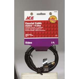  Ace Rg59 Push On Coaxial Cable (3169166) Electronics