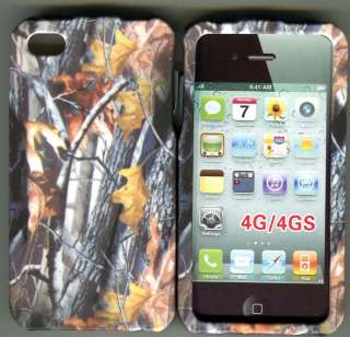 Apple iphone 4, 4S at&t , Sprint, Verizon Case Cover Camo Branch Hard 