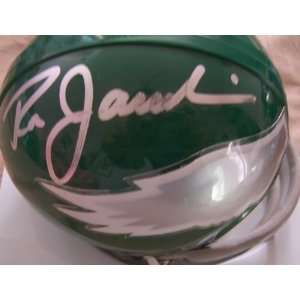  Ron Jaworski autographed Eagles throwback mini helmet 