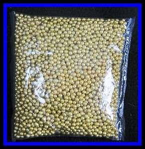 NEW ***GOLD DRAGEES*** approx. 3 mm, 4oz bag VHTF  