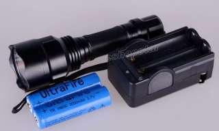UltraFire 1300 Lumens CREE XM L T6 C8 5 mode LED Torch Flash+2x18650 
