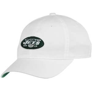  Reebok New York Jets White Zero Tolerance Slouch Flex Hat 