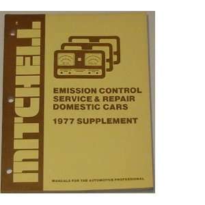   Control Service & Repair for 1977 Domestic Cars Jerry Cole Books