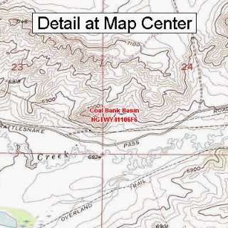   Map   Coal Bank Basin, Wyoming (Folded/Waterproof)