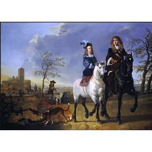  Hand Made Oil Reproduction   Aelbert Cuyp   32 x 22 inches 