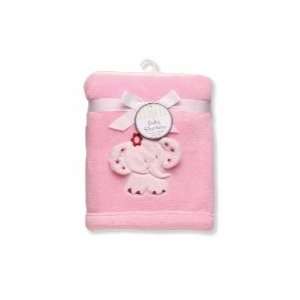  Baby Starters Plush Reversible Pink Elephant Blanket Baby