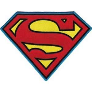  Superman   Shield Logo 8 tall Sew / Iron on Patch Arts 