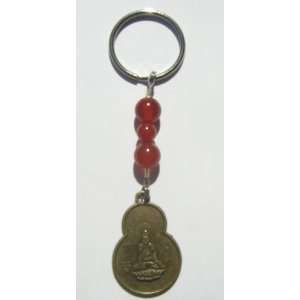  2nd Chakra Carnelian Quan Yin Keychain 