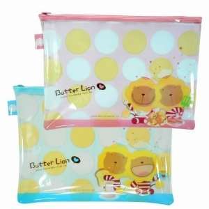  Butter Lion Multipurpose Zipper Wallet Bag,13.6  x 9.6 