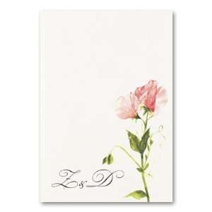 Sweet Pea Folded Note Card by Checkerboard