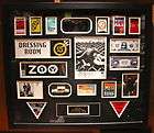 U2 autographed signed ZOO TV framed pass tickets PSA DNA ACHTUNG BABY 