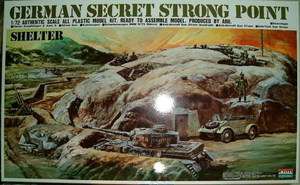 ARII 1/72 WWII German Secret Strong Point SHELTER   