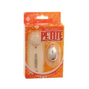  Doc Johnson Petite Egg and Controller, Silver, Silver Doc 