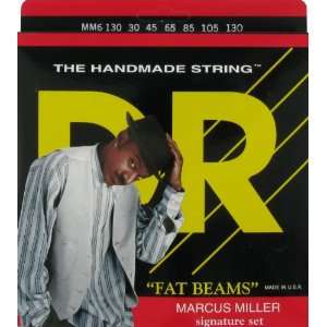DR Strings Bass Fat Beamâ¢ Stainless Steel 6 String, .030   .130 