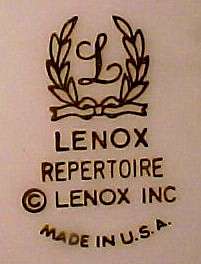 LENOX china REPERTOIRE pttrn SALAD PLATE  