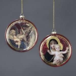 Club Pack of 12 Nativity Scene Disc Christmas Ornaments 4  