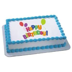  Happy Birthday Edible Cake Topper Decoration Everything 