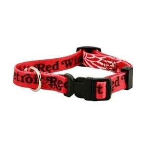  Detroit Red Wings Adjustable Dog Collar (Large) Pet 