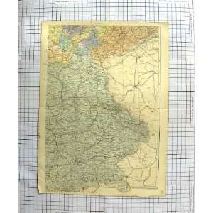  ANTIQUE MAP c1790 c1900 GERMANT MUNICH NUREMBERG