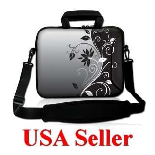 15.6 Neoprene Laptop Bag Case Sleeve w. Pocket Handle & Carrying 