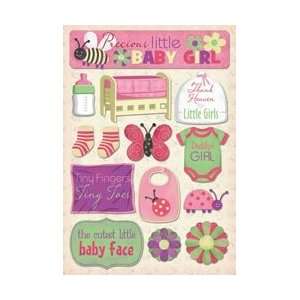  Baby Girl Cardstock Stickers 5.5X9 Arts, Crafts & Sewing
