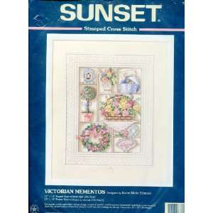  Sunset Stamped Cross Stitch ~ Victorian Mementos Designed 
