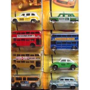  Matchbox Taxi & Bus Collection Set Including The 55th Ann 