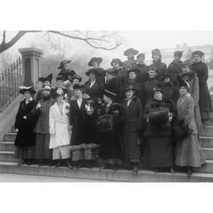  1914 photo LABOR UNIONS. CORSET BUYERS ASSN. DELEGATION AT 