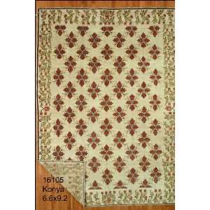  6x9 Hand Knotted Konya Turkey Rug   66x92