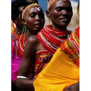  Dancers, El Molo Village, Lake Turkana, Kenya Giclee 