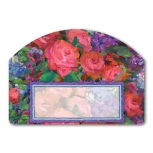 Magnet Works, Ltd. Roses & Lilacs Yard DeSign, Screen Printed, Strong 