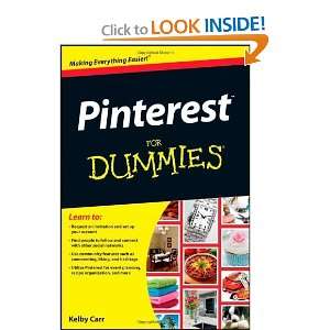  Pinterest For Dummies [Paperback] Kelby Carr Books