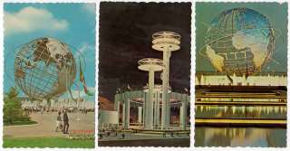 Twenty Two Postcards of the World’s Fair in New York City  