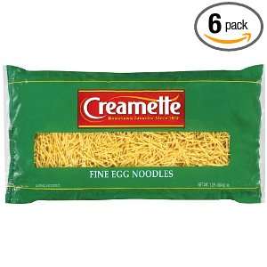 Creamette Fine Egg Noodles, 16 Ounce Grocery & Gourmet Food