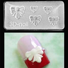 28 Bowknot 3D Acrylic Nail Art Mold DIY Decoration  