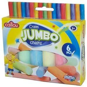  Caillou   JUMBO CHALK (6 pieces) Toys & Games