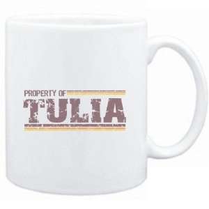  Mug White  Property of Tulia   Vintage  Female Names 