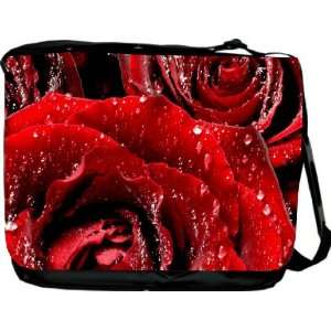 Red Roses Messenger Bag   Book Bag   School Bag   Reporter 