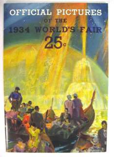 PICTURES OF THE 1934 CHICAGO WORLDS FAIR BOOK ORIGINAL  