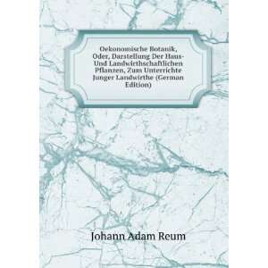   Junger Landwirthe (German Edition) (9785877692046) Johann Adam Reum