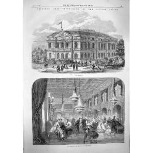  1865 Theatre Baden Baden Salon De Conversation Dancing 
