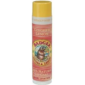  Ginger & Lemon Badger Lip Balm