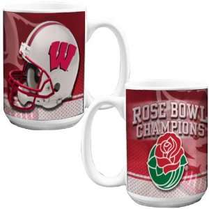  Wisconsin Badgers 2011 Rose Bowl Champions White 15oz. Mug 