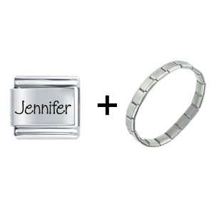  Name Jennifer Italian Charm Pugster Jewelry