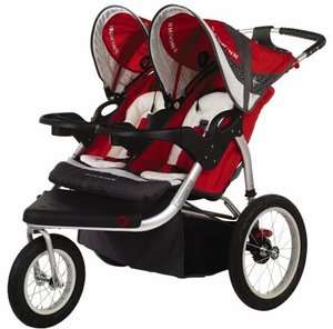 Schwinn Turismo Swivel Double Baby Jogging Stroller 038675021396 